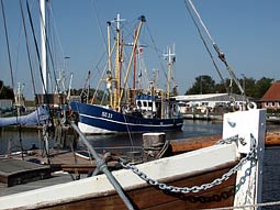 Hafen Nordseebad Friedrichskoog mit seinen Kuttern